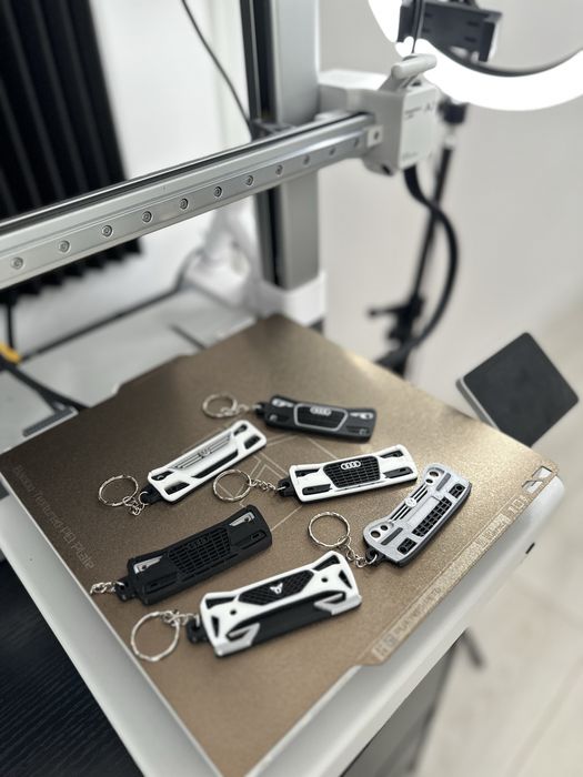 Breloc 3D personalizat Audi,Mercedes, Tesla, Porsche, Skoda, VW, Seat
