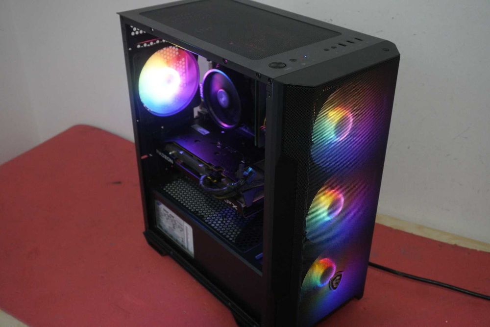 Gaming: Ryzen 4500/ 16GB/ 512GB SSD/ RX 6600/ RGB Case / Вкл.ДДС