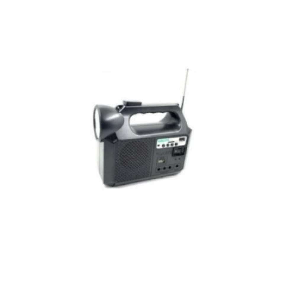 Комплект със соларен панел, фенерче, 3 крушки, USB