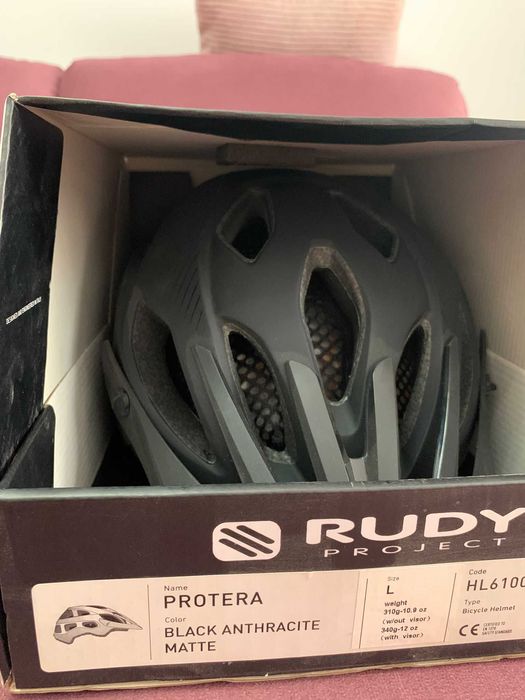 Casca ciclism Rudy Project Protera Black Anthracite Matte marime L