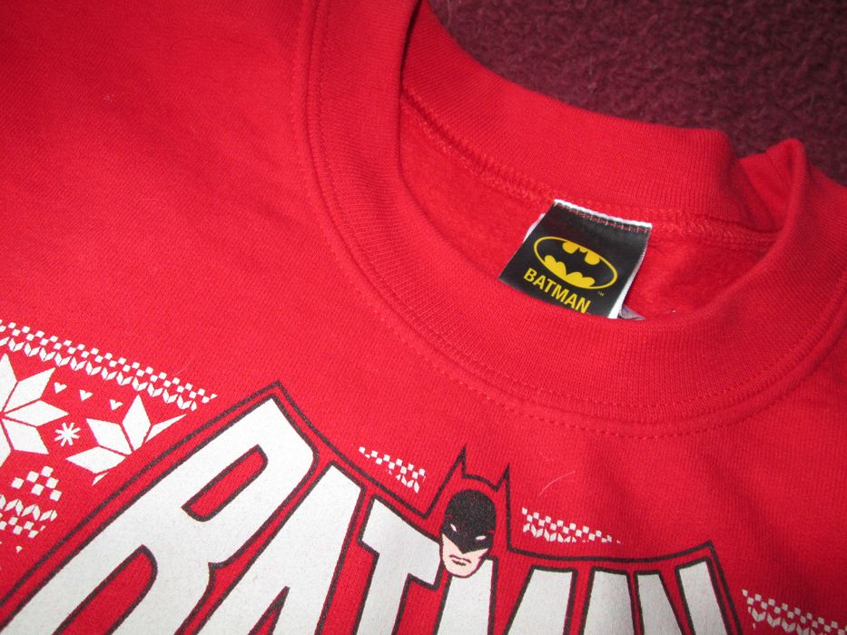 bluza rosie  simpatica  Batman   M