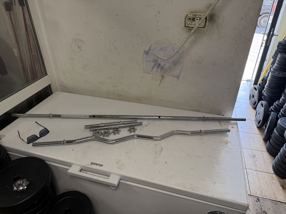 Pachet Bari sala fitness, Bari de Gantere,Bara Z, Bara Dreapta 350 lei