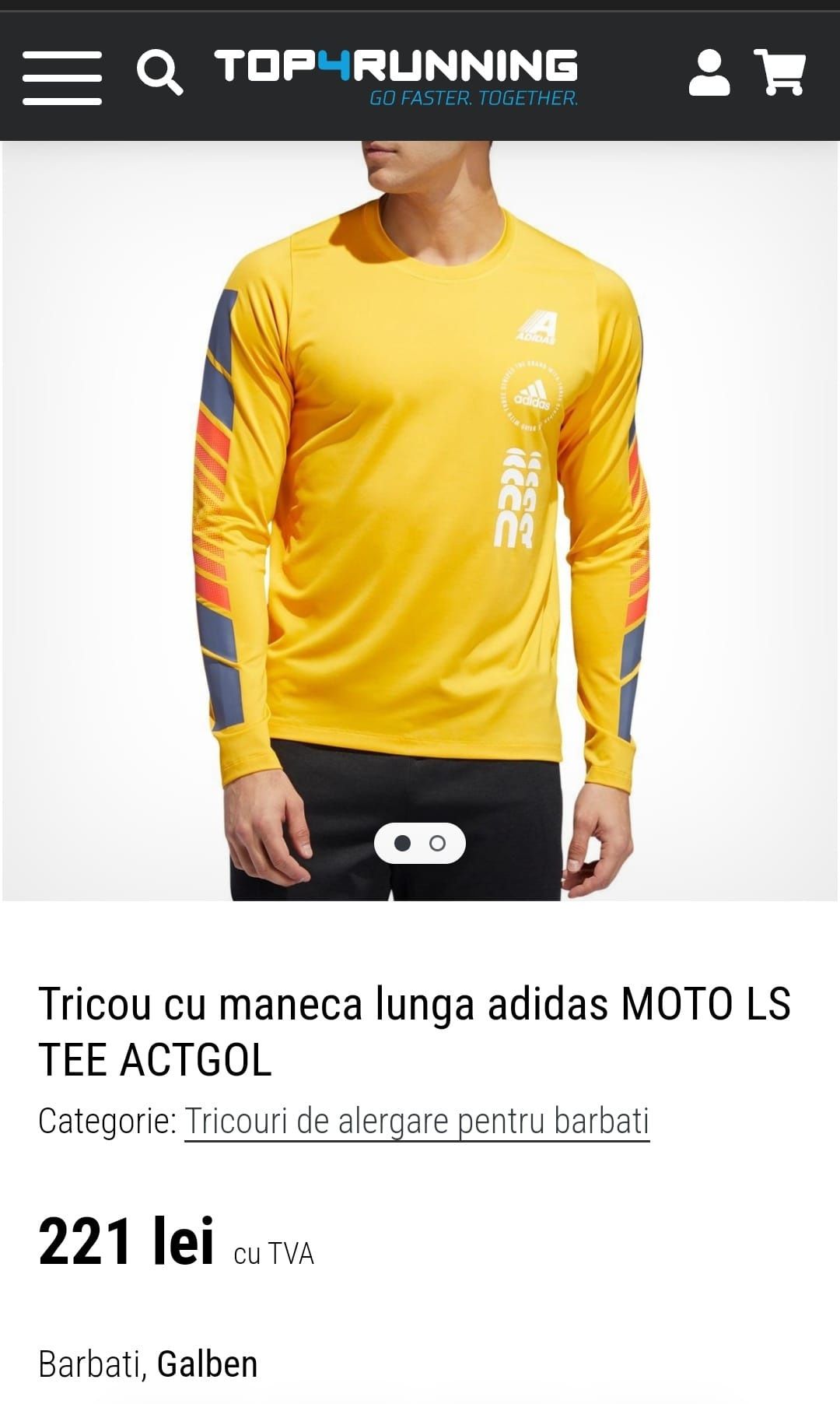 ADIDAS tricou mânecă lungă L bărbați CLIMALITE | transport GRATUIT‼️