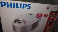 Multicooker Philips Viva Collection HD3037/70, 980 W, 5 L, Alb/Arginti