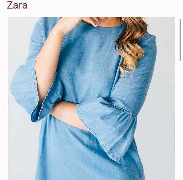 Zara рокля деним