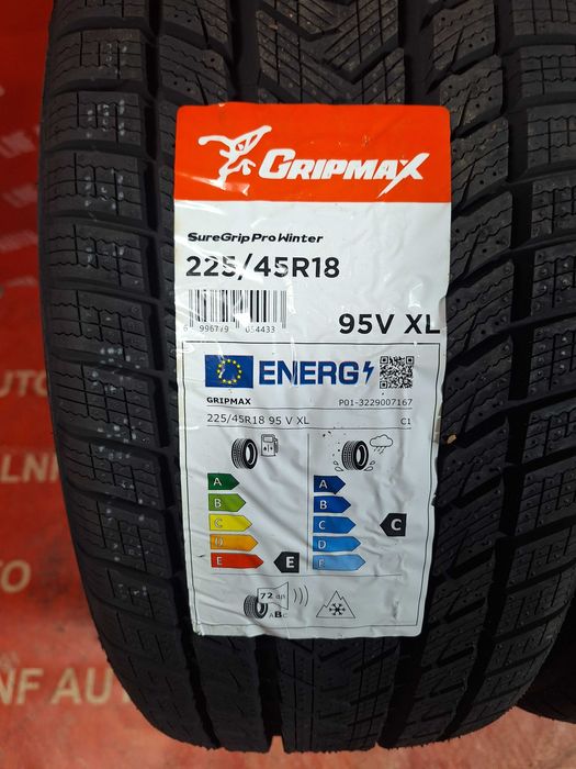Anvelope de IARNA - 225/45/18 - 255/40/18  GRIPMAX - NOI - DOT 22 / 24