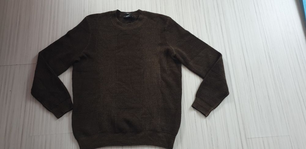 Hugo Boss Eaton Merino Slim Fit / L ОРИГИНАЛ! Мъжки Вълнен Пуловер!