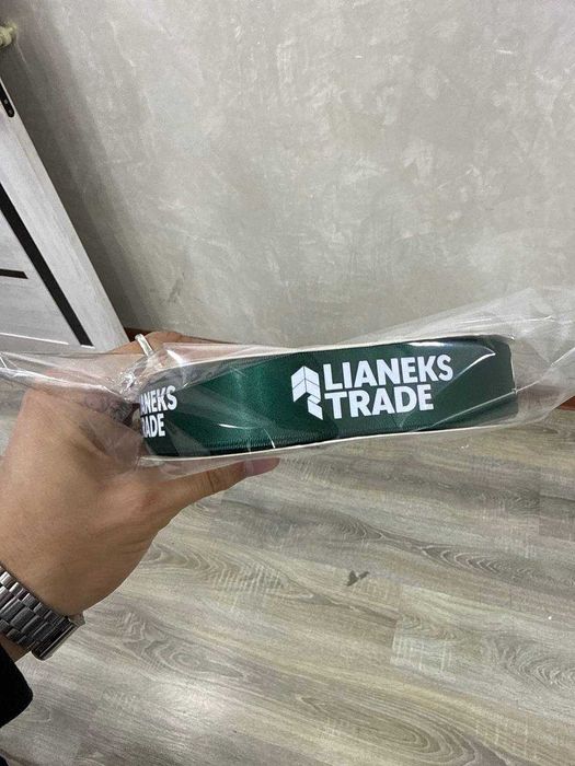 Праздничные ленты / упаковка / брендированные ленты / кобальт / жентра