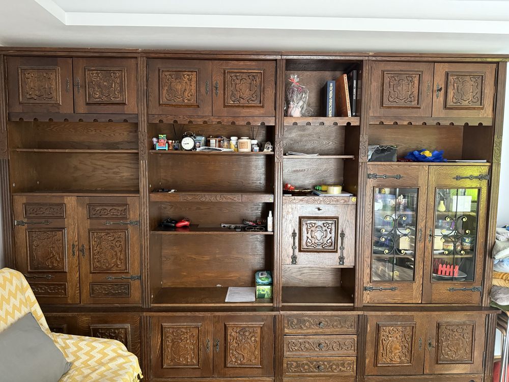 Vand Biblioteca model antique