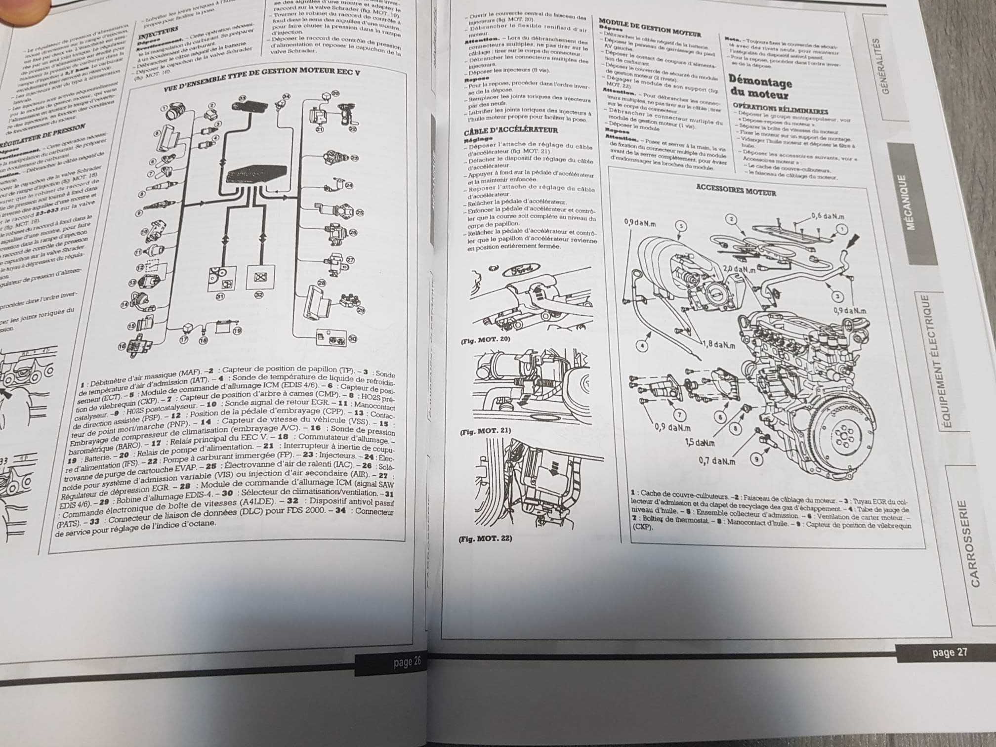 Manual reparatii Ford Fiesta (Dupa 1996) in limba franceza