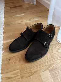 Pantofi maro Massimo Dutti marimea 40 piele naturala