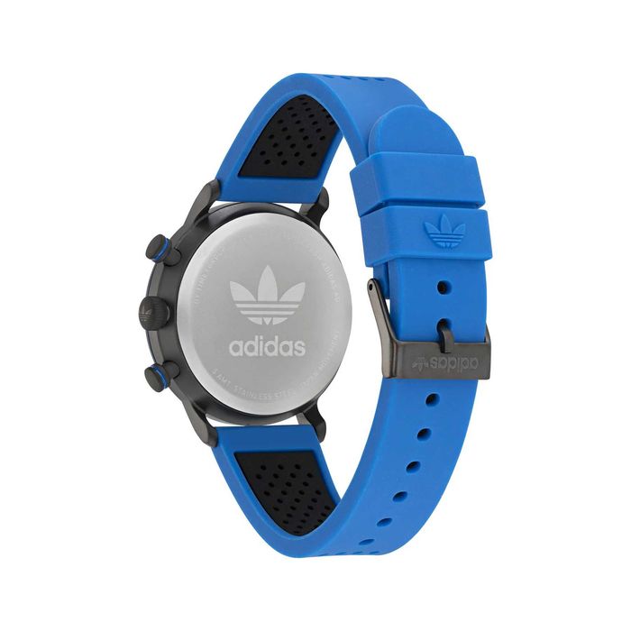 Ceas barbatesc,Adidas,40mm,cauciuc natural/inox,albastru/negru,sigilat