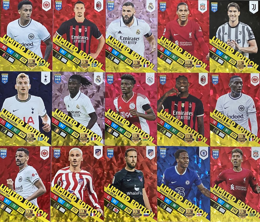 Cartonase Adrenalyn XL 2023 - Panini FIFA 365