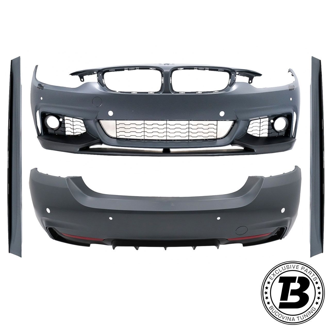 Pachet Exterior compatibil cu BMW Seria 4 F36 M-Tech Design
