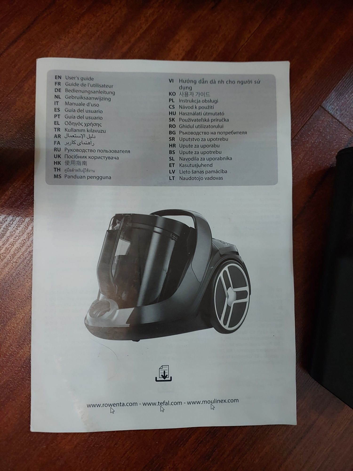 Пылесос Tefal Silence Force TW7233EA красный