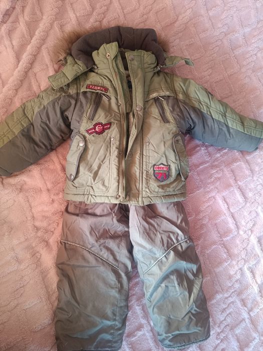 Зимний теплый комбинезон на мальчика