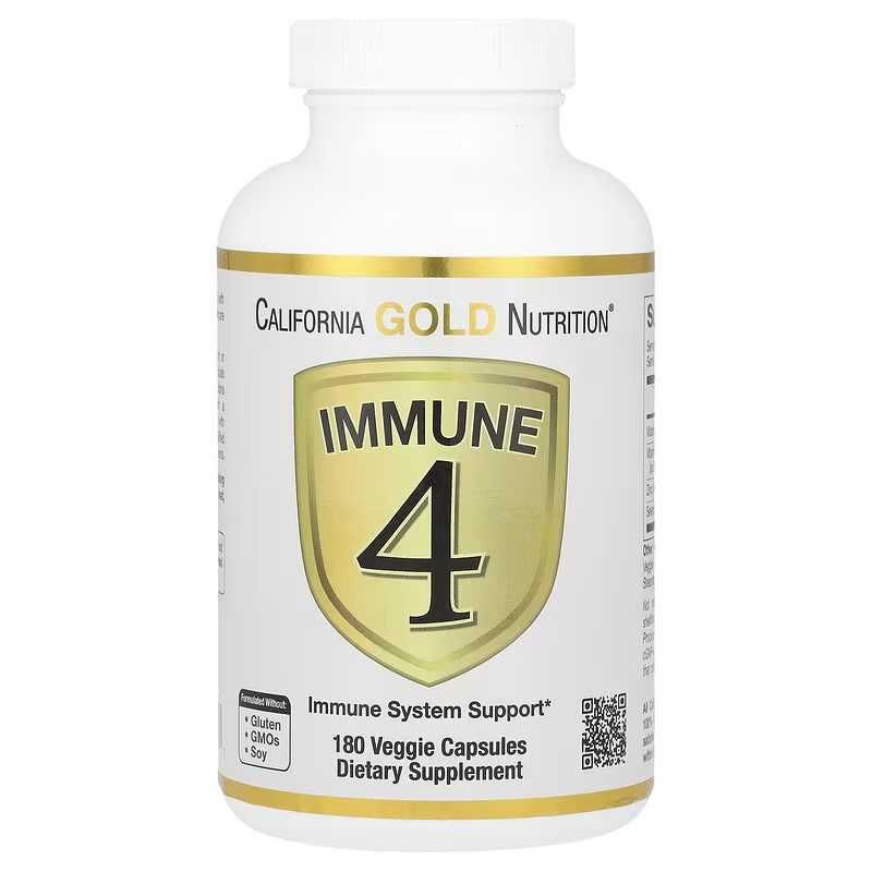 California Gold Nutrition, Immune 4 средство для укрепления иммунитета
