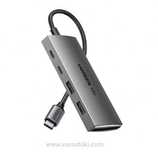 UGREEN USB C хъб 10Gbps, 4 порта, USB 3.2, 2 х USB-C 3.2