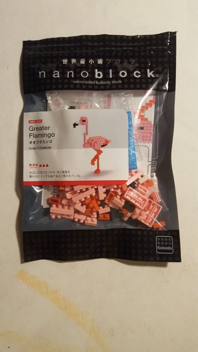 Kawada Nanoblock Greater Flamingo lego