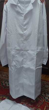 Белые халаты медицинские 50, 52 размеров