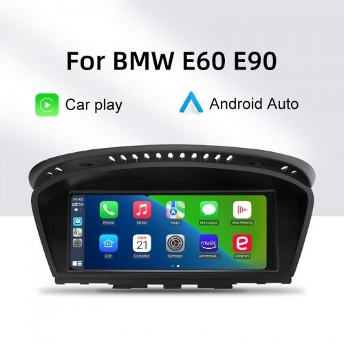 Ecran cu CarPlay și Android Auto pentru BMW E60 E61 E63 E90 E91 E93