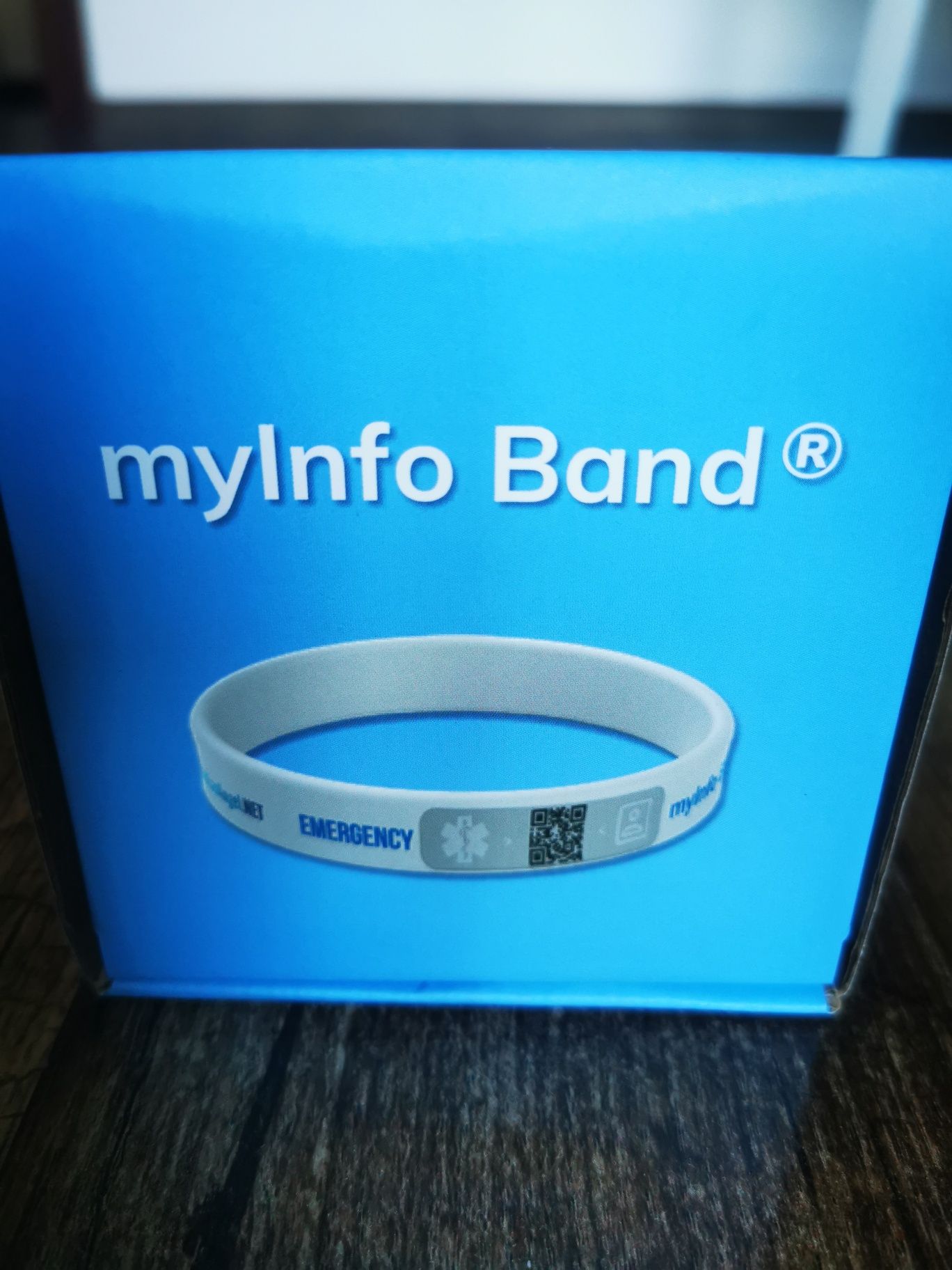 Vand 2 bratari din silicon My Info Band// Guardian Angel