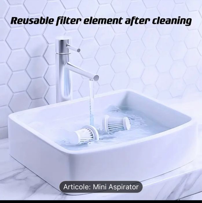 Aspirator auto vacuum  Wireless pe baterie 2 in 1 pompa saltea