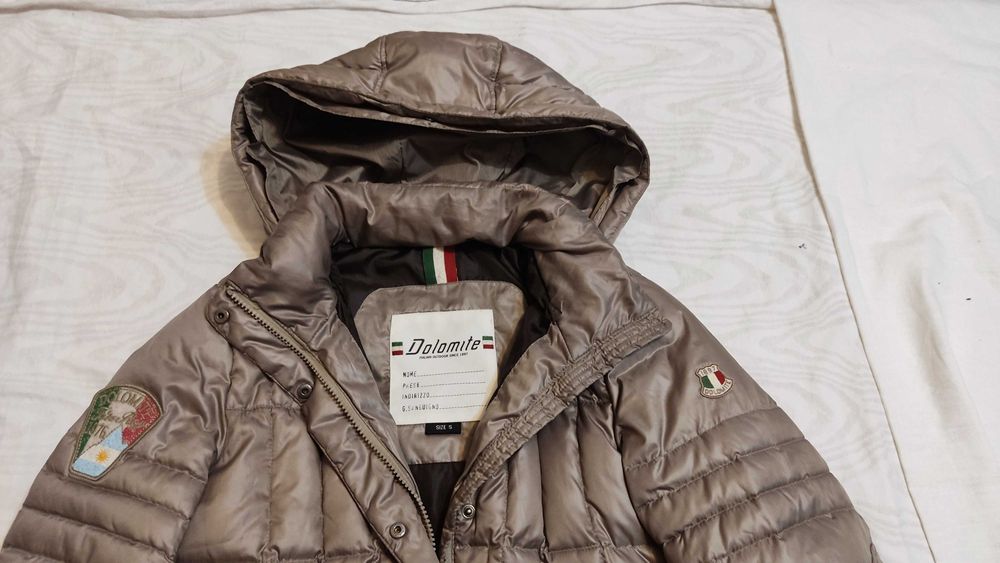 Geaca DOLOMITE marime S dama puf pene iarna parka made in italy