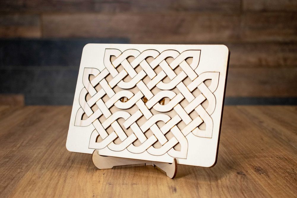 Дървен пъзел "Келтски възел"
