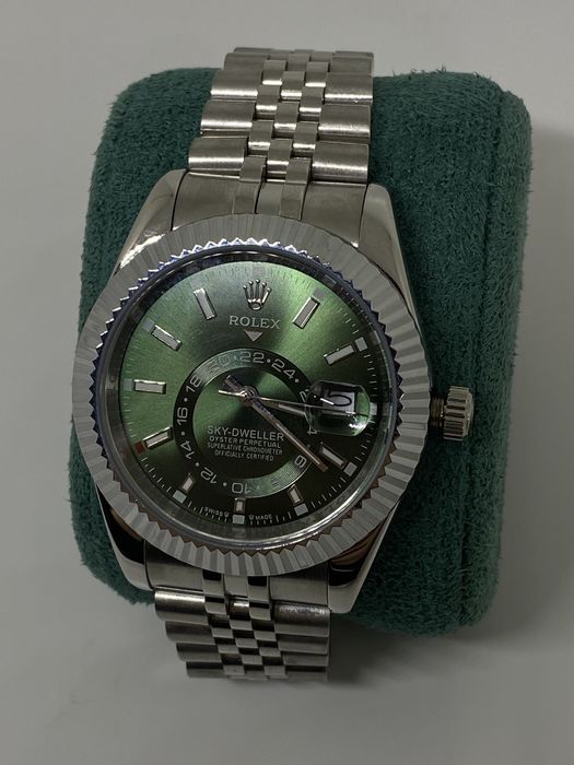 Rolex Sky dweller green dial