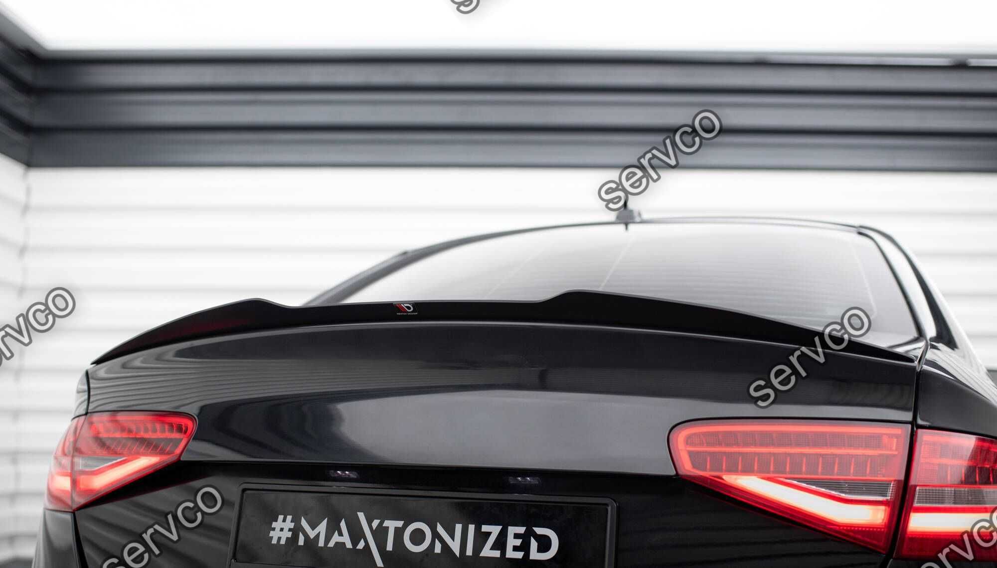 Eleron spoiler cap Audi A4 S4 B8 Facelift 2012-2014 v3