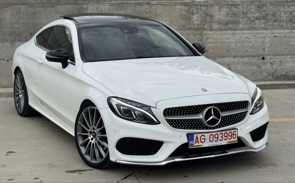 Mercedes C220d Coupe / 170 CP / AMG Line / Faruri ILS / 2016 / Trapa /