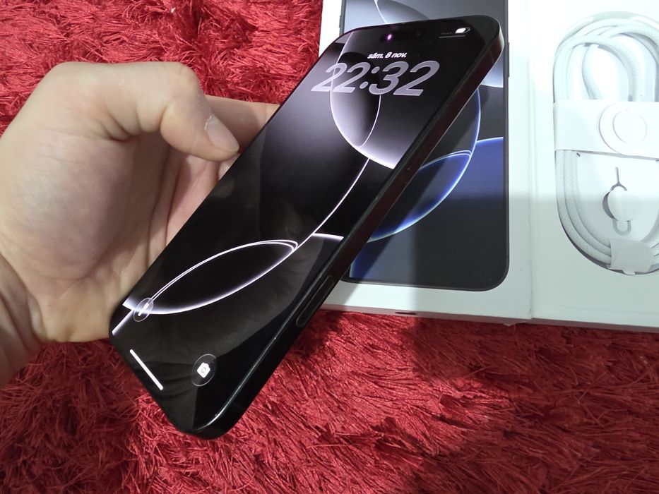 -Iphone 16Pro Max, ca Nou, 256Gb, 8Ram, Natural Titanium, bat: 98%-286