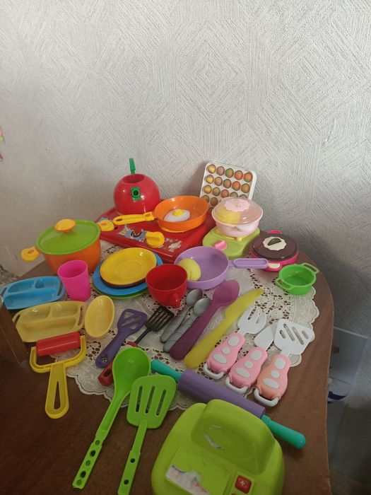 Посудка детская пластиковая