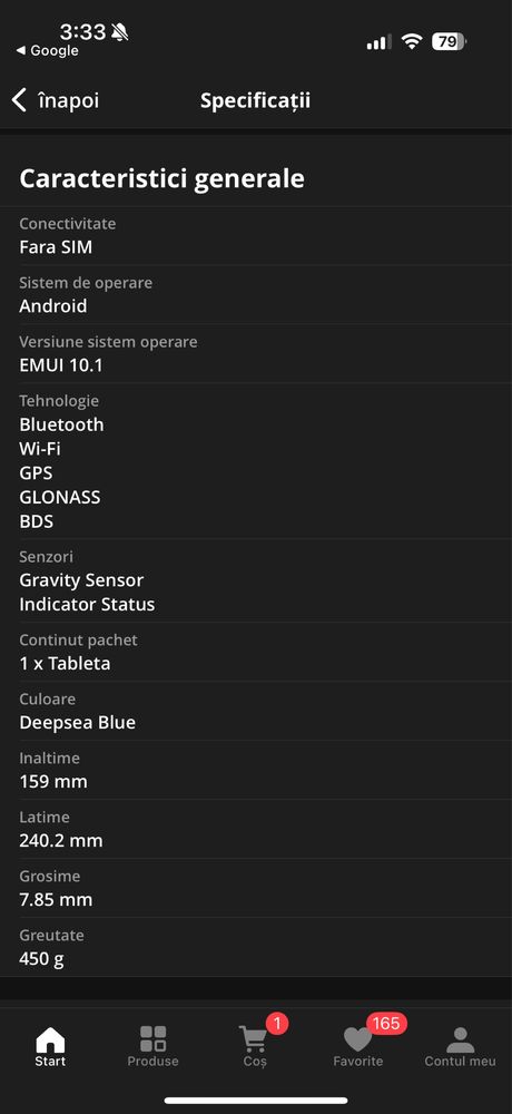 Tableta Huawei MatePad T10, 9,7”, 2GB RAM, 32GB