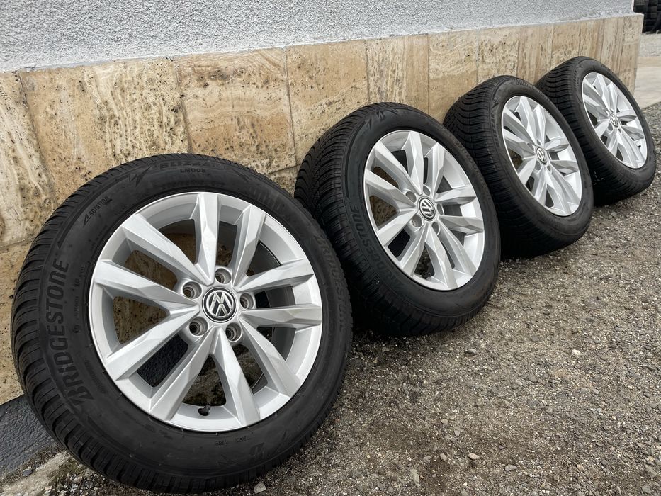 Jante Roti 16 VW Touran Jetta Golf 5 6 7 8 Anvelope iarna 205 55 R16