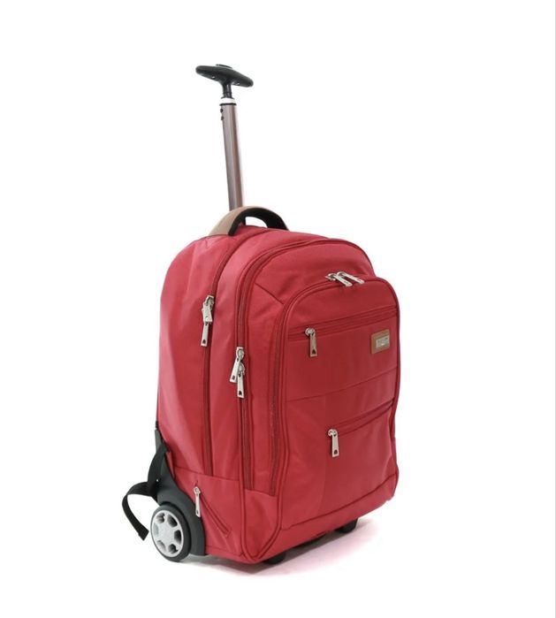 Ghiozdan tip troller Ella Icon - Rosu