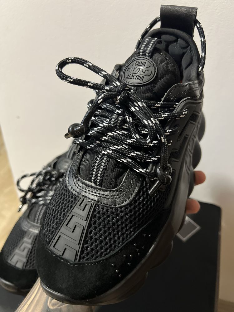 Adidasi Versace chain reaction black 40,41,42,43,44