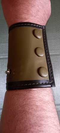 Leather Ristband - Bratara incheietura cu buzunar