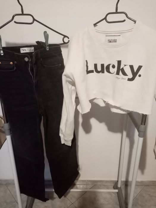 Blugi Zara evazați S