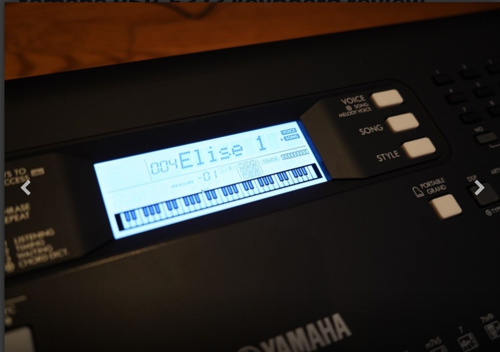 Keyboard Yamaha PSR-E373
Yamaha PSR-E373