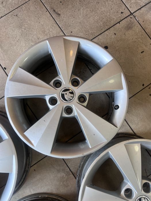 Jante originale skoda 3- 5x112 r16 - fara probleme -1500 lei set