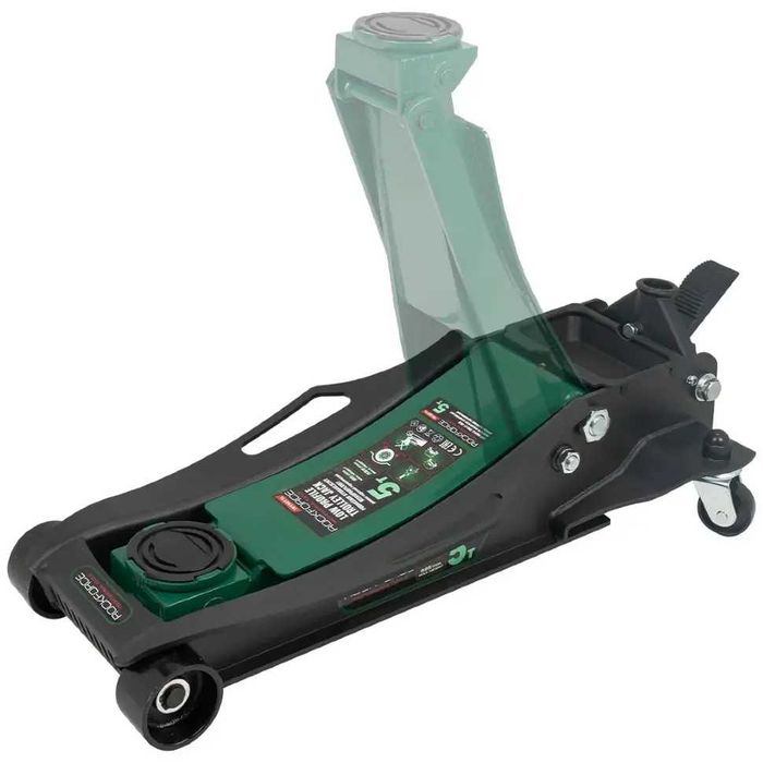 Професионален нископрофилен хидравличен крик ROCKFORCE 5Т 96-595mm