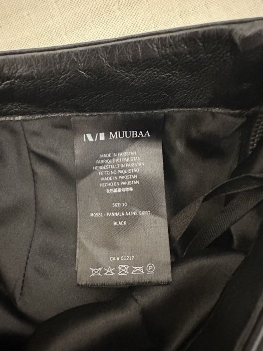 Fusta piele naturala Muubaa Luxury design