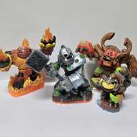 Lot 4 Figurine Skylanders | Tree Rex, Hot Head, Crusher, Scorp