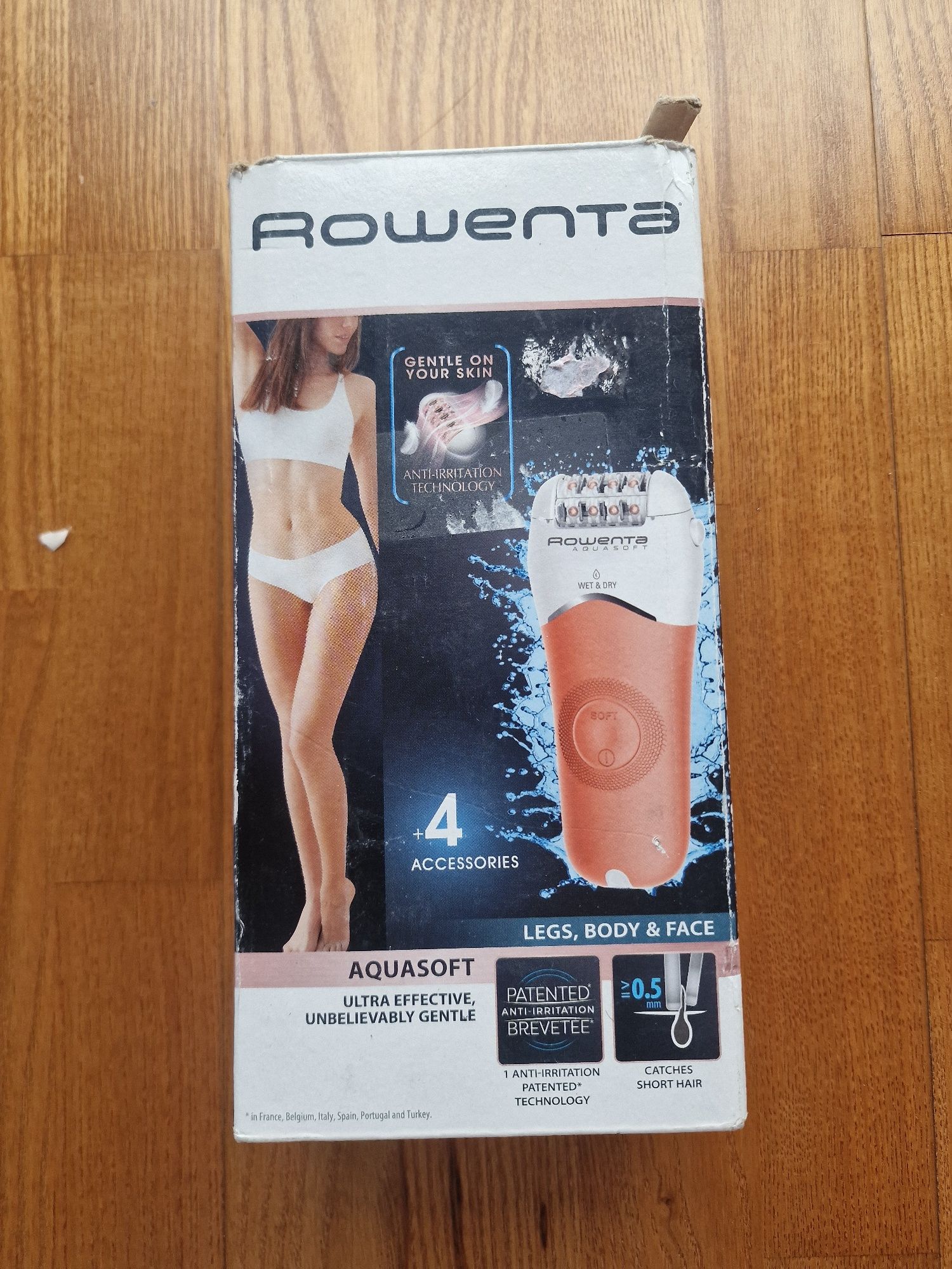 Epilator ROWENTA AquaSoft EP4920F0 4.5W 40 min autonomie Wet&Dry 4 acc