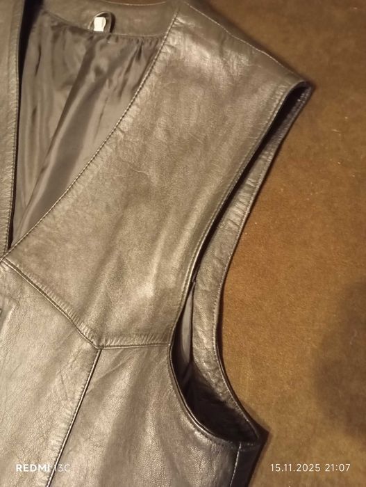 Елек от естествена кожа размер 50