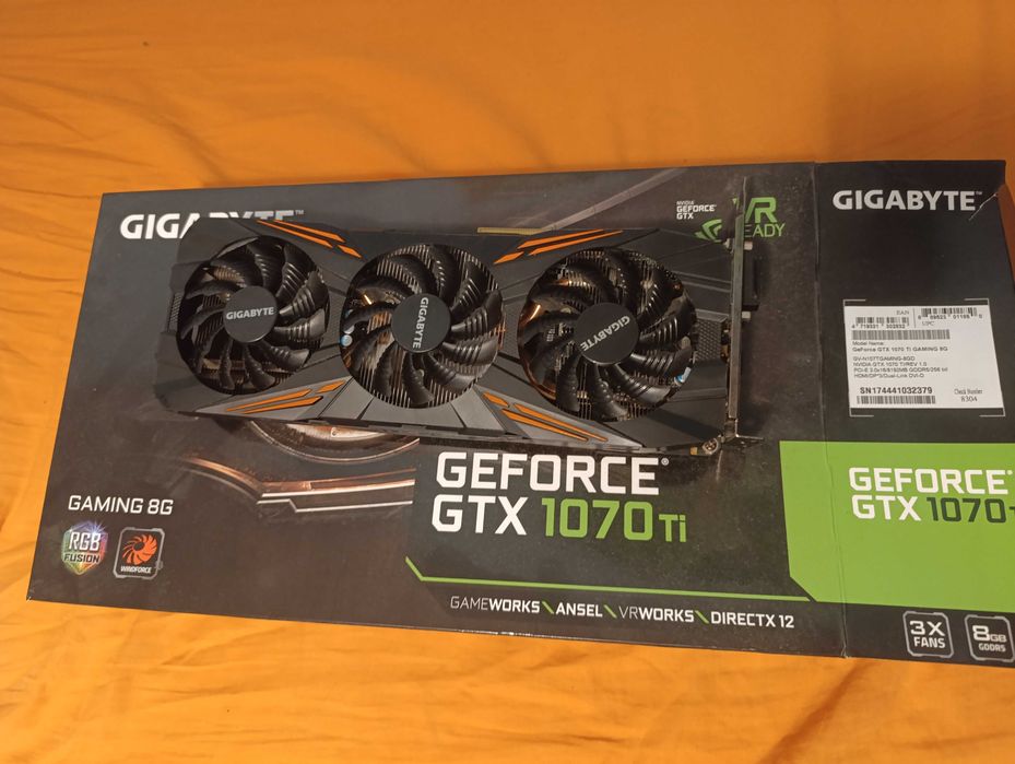 GTX 1070ti Gigabyte NVIDIA