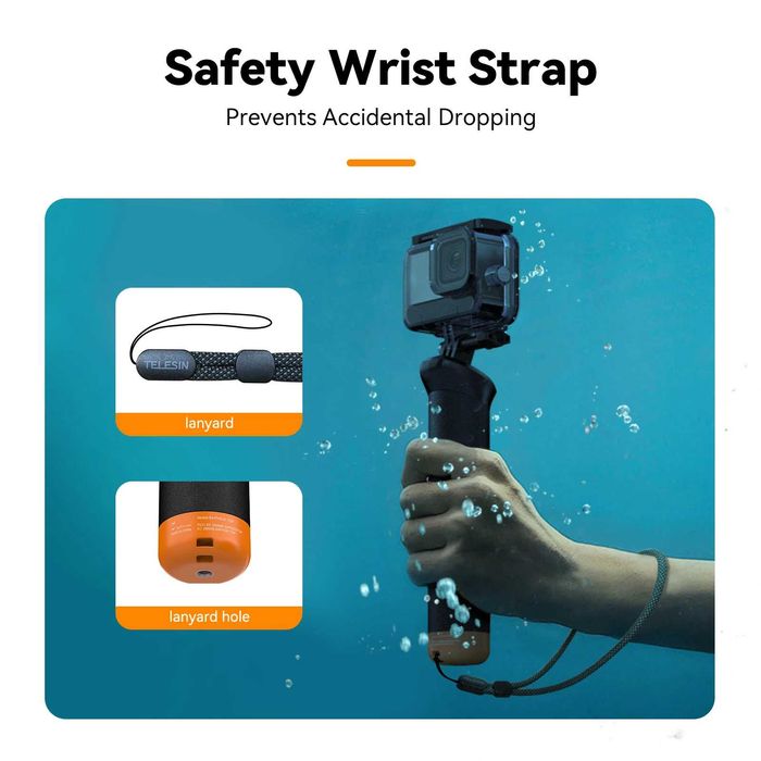 Maner plutitor suport filmare cu telecomanda pt GoPro 8 9 10 11 12 13