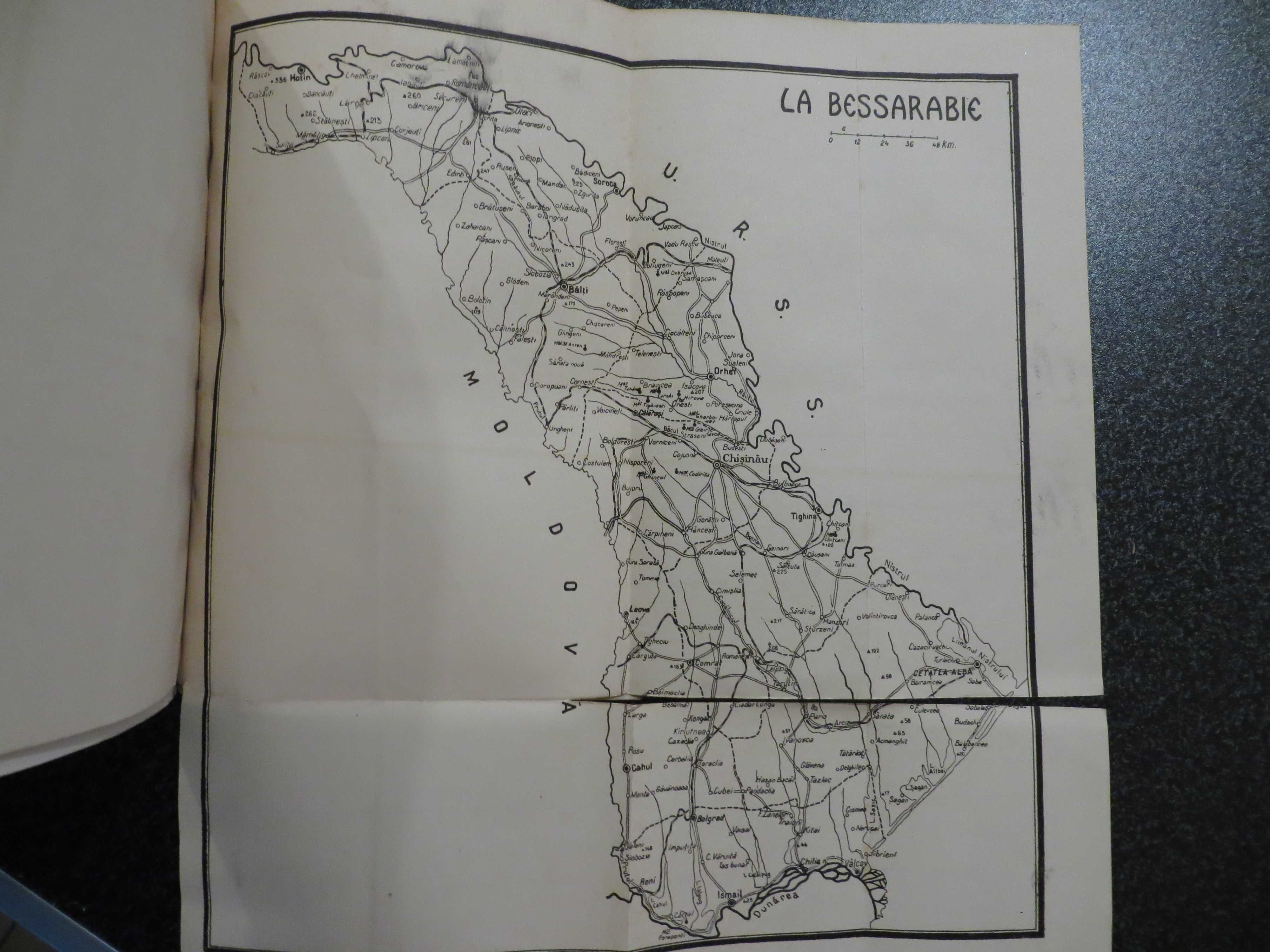 Basarabia si Bucovina / La Bessarabie et la Bucovine I.Nistor 1937